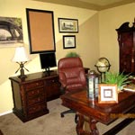 Nicely furnished office room