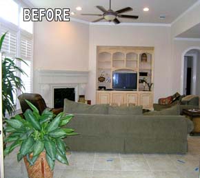 Living Room before redesign